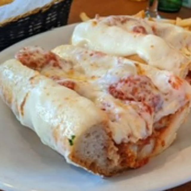 Shrimp Parmigiana Hero.